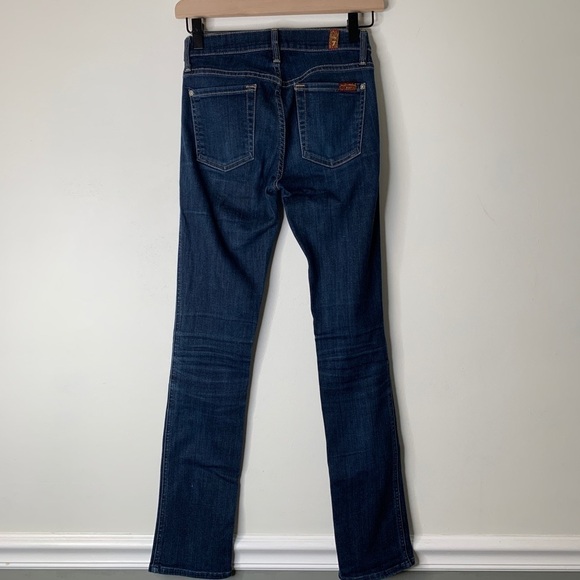 7 For All Mankind Modern Straight Jeans Size 24. - Picture 5 of 9